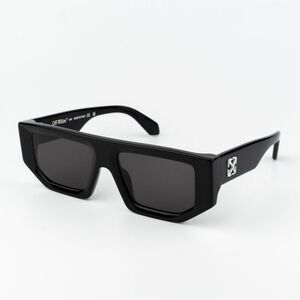 Off-White VANCOUVER Women Sunglasses Black Grey Square OERI13F VANCOUVER 1007